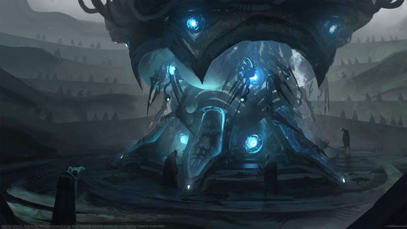 Magic the Gathering - All will be One: Blue sphere concept art wallpaper or background